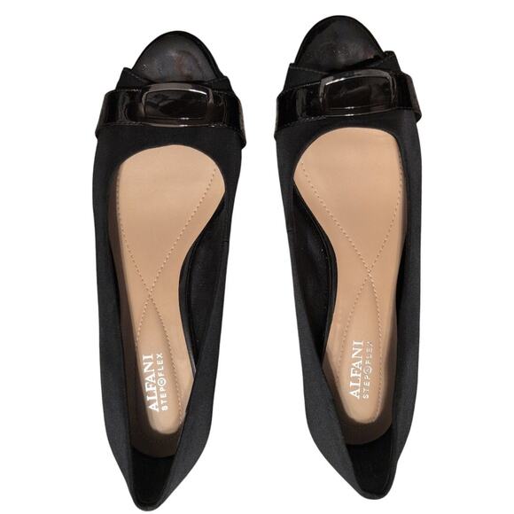 Alfani Carter Step N Flex Wedge Sandals Size 10 EUC Comfort Buckle - Picture 2 of 6